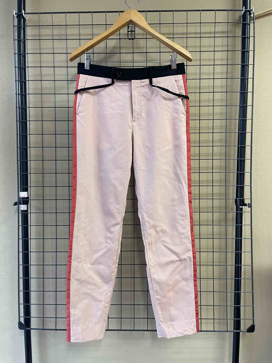 【SOE/ソーイ】SOE READY TO WEAR Side Line Straight Fit Slacks size1 MADE IN JAPAN サイドライン ストレート スラックス パンツ_画像1