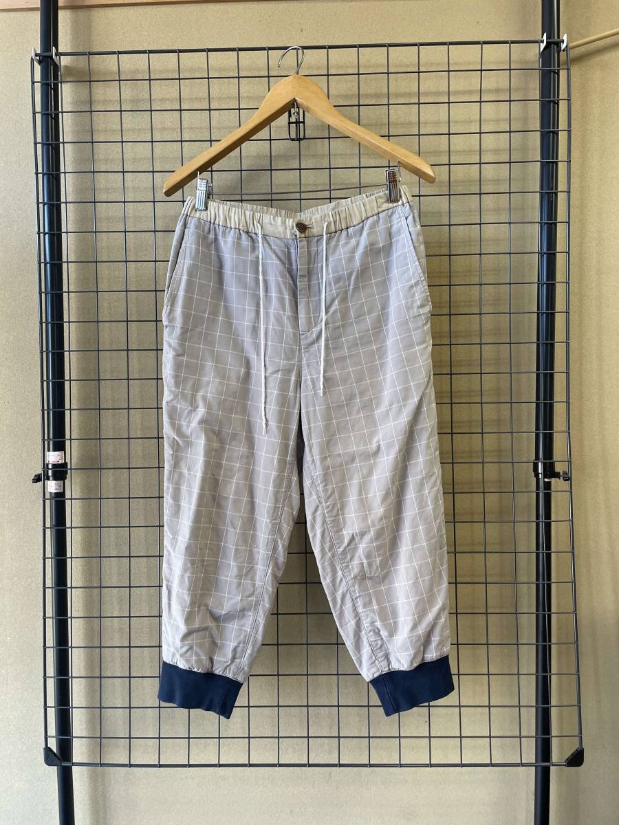 【DIGAWEL/ディガウェル】Rib Jogger Pants 裾リブ ジョガーパンツ ウエスト ドローコード ボトムス トラウザー アンクルパンツ_画像1