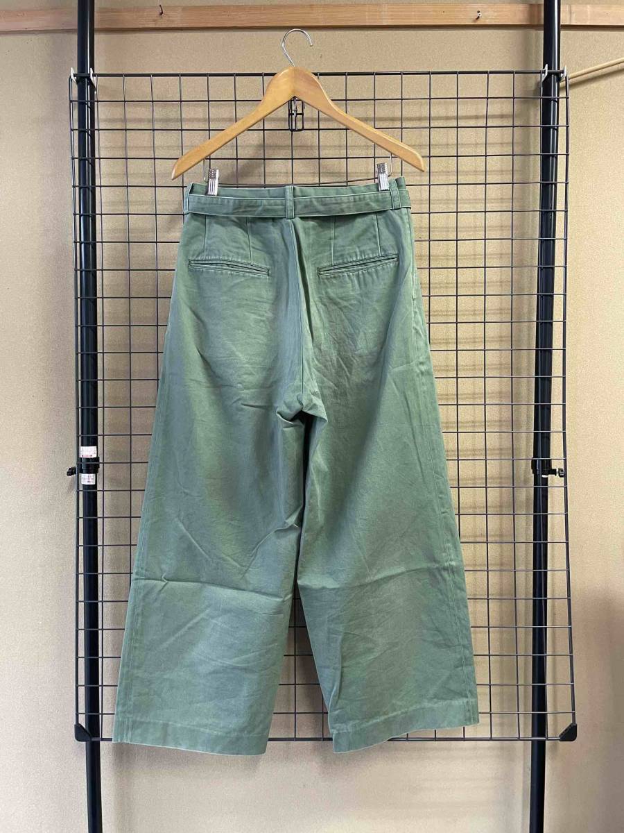 【neon sign/ネオンサイン】SAMPLE 000 Tuck Belted Wide Trouser Pants タック ベルト付き ワイドパンツ トラウザー バギーパンツ 代官山O_画像3
