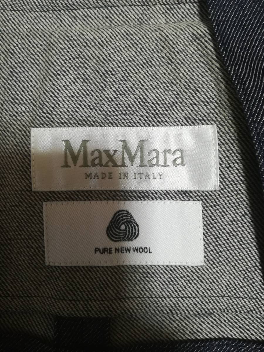  new goods Max Mara white tag pure new wool tailored jacket size 38