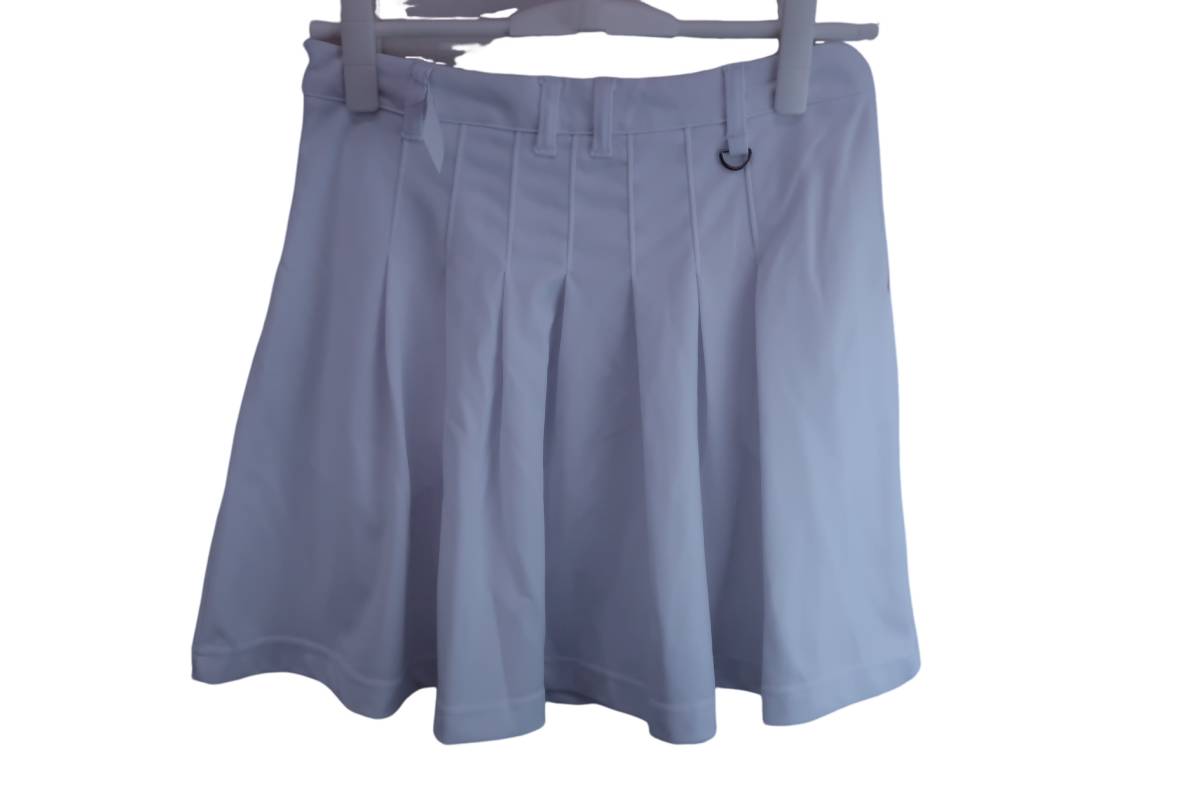 【美品】MICHIKO LONDON スカート(インナーパンツ付き) 白 レディース M ゴルフウェア 2311-0132 中古の画像3