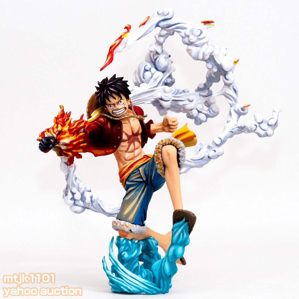 二次元 フルリペイント ワンピース ルフィ フィギュアーツZERO レッドホーク 火拳銃 2次元塗装 完成品 フィギュア figure 2d ナミ_画像5