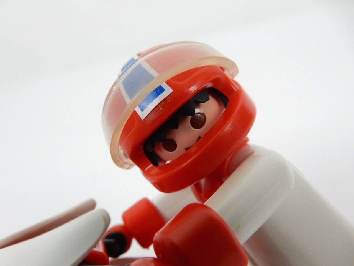 【playmobil】 プレイモービル 3303 Moto Race オートバイ・レーサー 中古品 JUNK 現状渡し 一切返品不可で！　_画像7