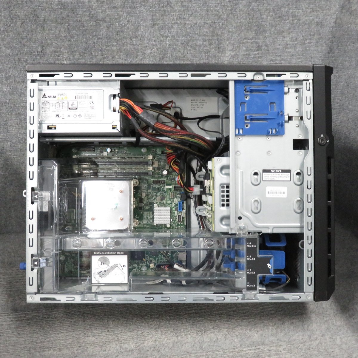 HP ProLiant ML30 Gen9 Xeon E3-1230 v6 3.5GHz 16GB DVDスーパーマルチ サーバー ジャンク A59081_画像9