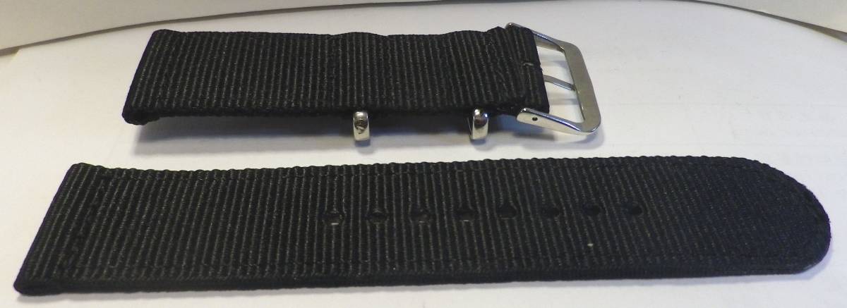 24MM military type meat thickness nylon belt new goods black Quick set spring stick correspondence! new model 
