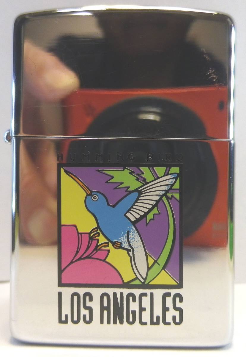 93年’レギュラー ZIPPO ”HUMMING BIRD LOS ANGELES”未使用　新品　_画像1