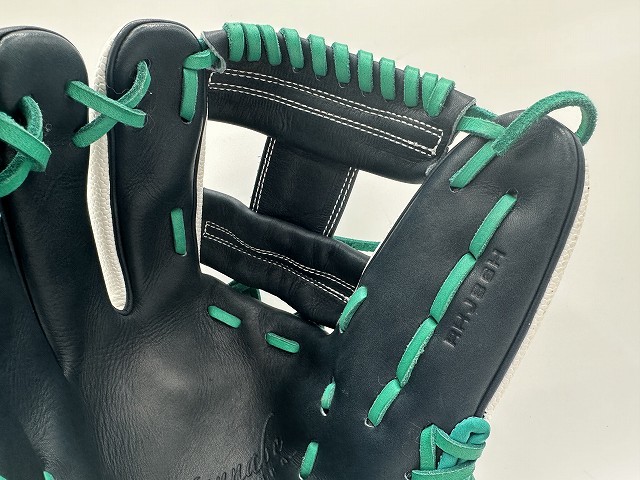 Wilson ウィルソン 軟式内野手用グローブ 左投用 ワナビーヒーロー デュアル RHJ86H 86型 小指二本入れ 即戦力品_画像8