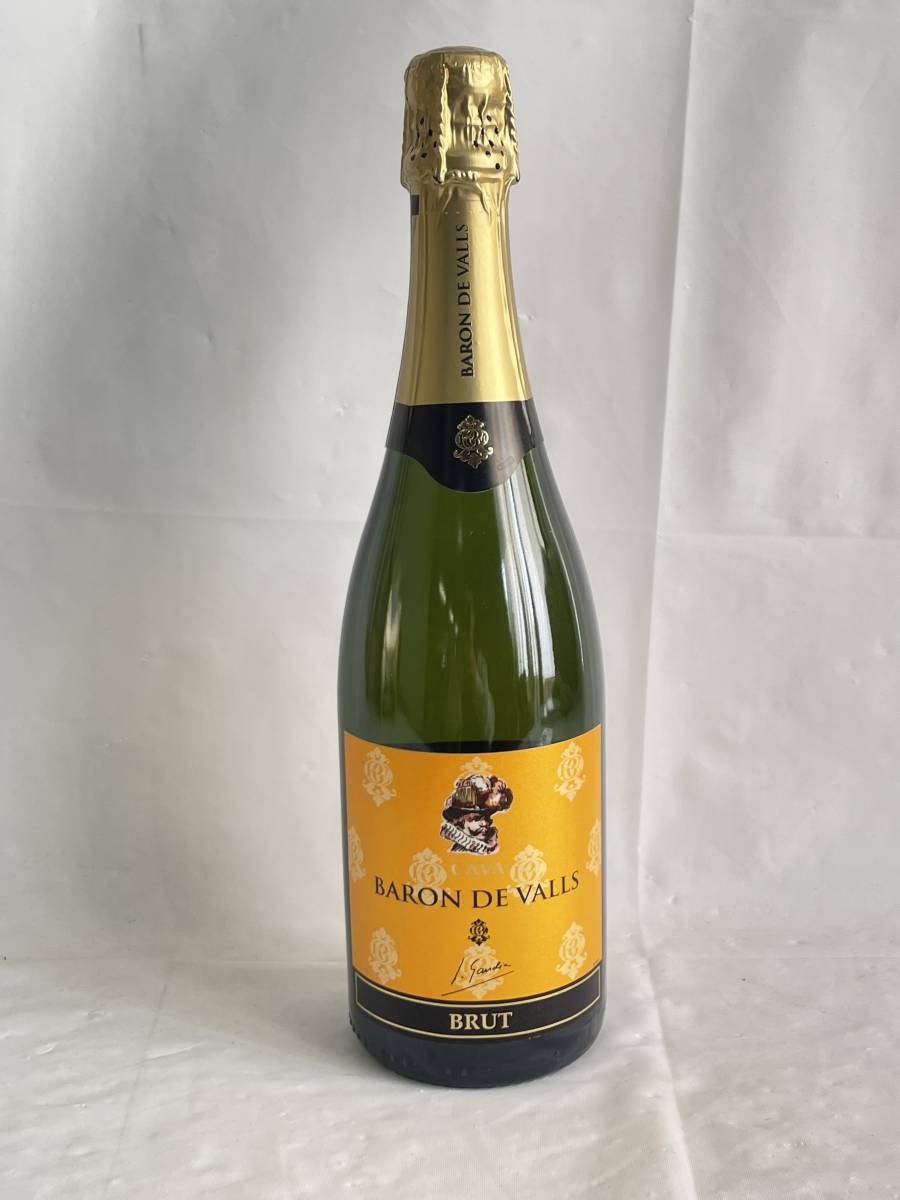 KY0511-49I　CAVA　BARON DE VALLS　750ml　11.5％　バロン・デ・ヴァルス カヴァ　スパークリングワイン　古酒_画像1