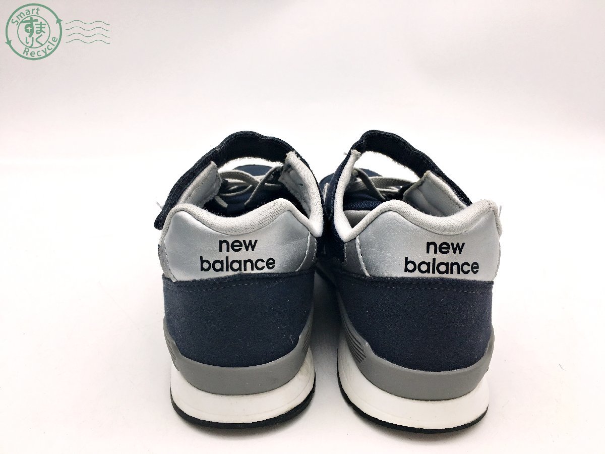 11281394　☆ NEW BALANCE ニューバランス YV996CNV スニーカー ネイビー サイズ 23.5 キッズ 子供靴 運動靴 箱あり 中古品_画像3