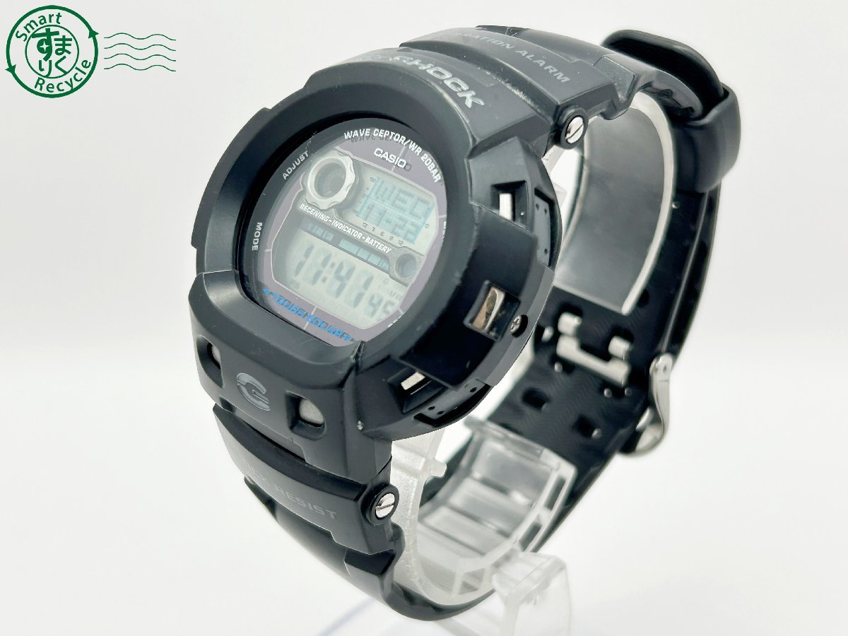 11283581　◇ CASIO カシオ G-SHOCK ジーショック TheG ウェーブセプター タフソーラー GW-400J デジタル ブラック メンズ 腕時計 中古_画像3