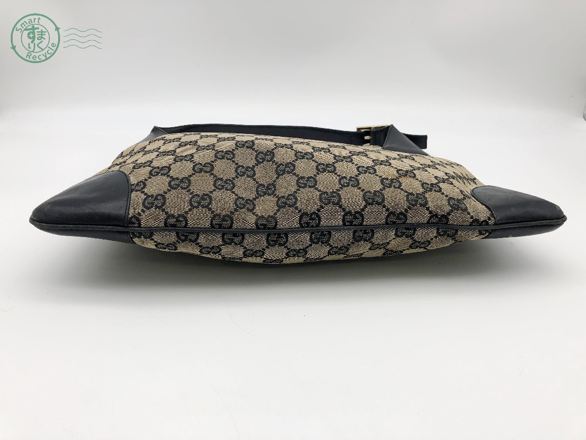 11413951　▽ GUCCI グッチ GG ジャッキー 金具 肩掛けバッグ レザー 001 4075 1705 ブランド 中古 ヴィンテージ_画像4