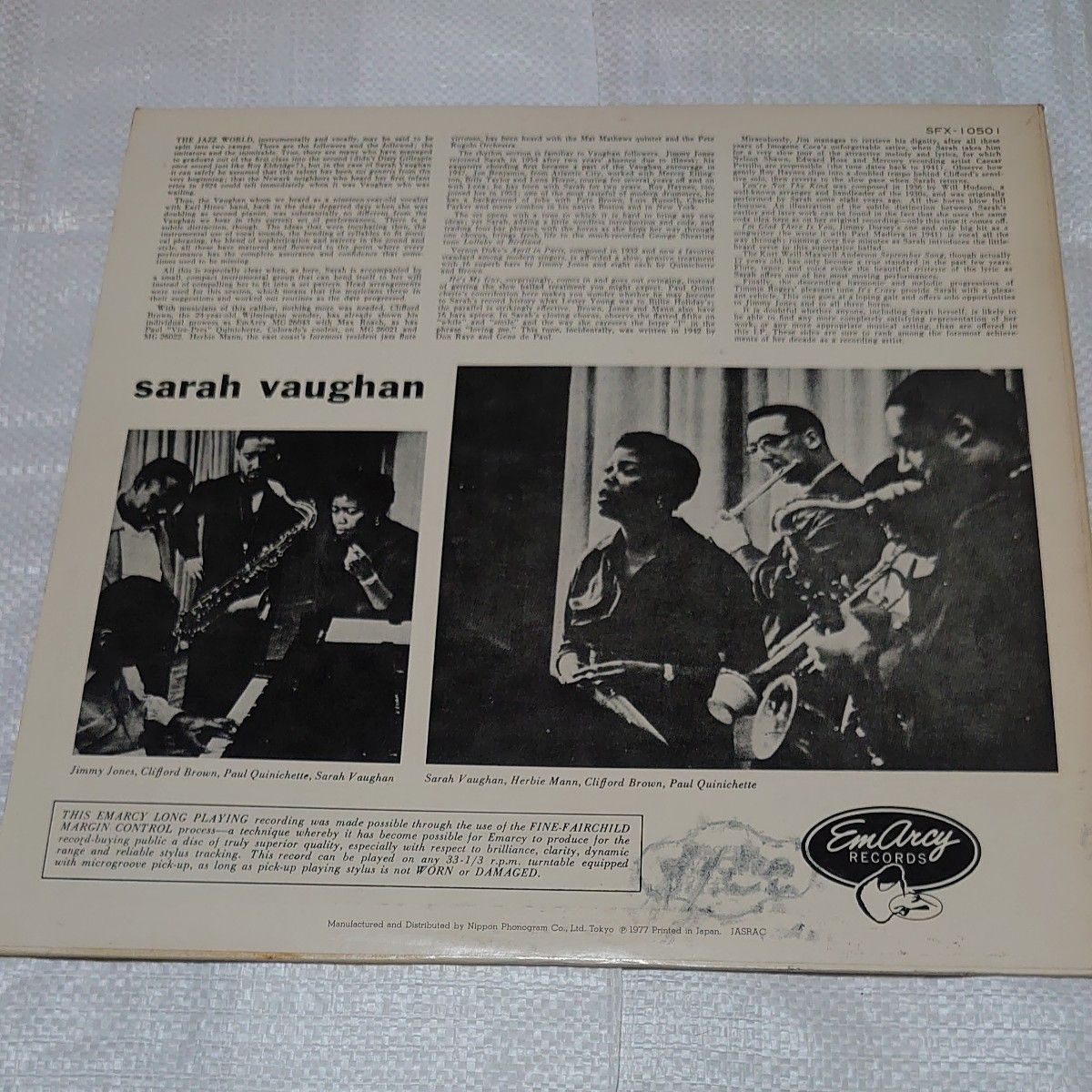 Sarah Vaughan（with Clifford Brown）