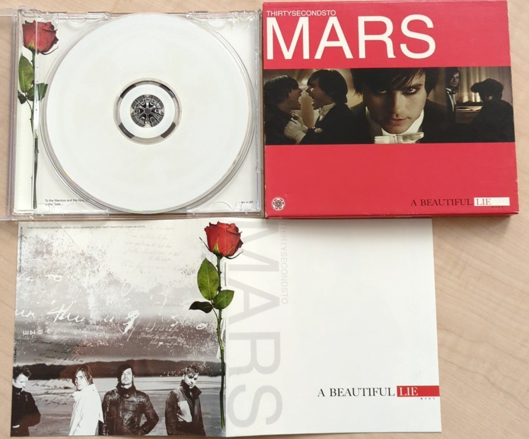 CD サーティー・セカンズ・トゥ・マーズ Thirty Seconds to Mars A Beautiful Lie 2005年 US盤 30 STM ジャレッド・レト_画像2