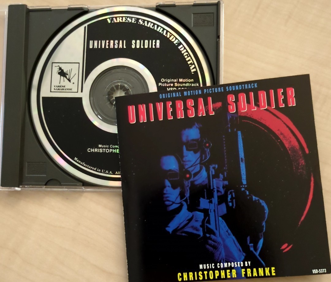 CD ユニバーサル・ソルジャー サントラ Universal Soldier 92年 US盤 タンジェリン・ドリーム クリストファー・フランケ 新品同様_画像2