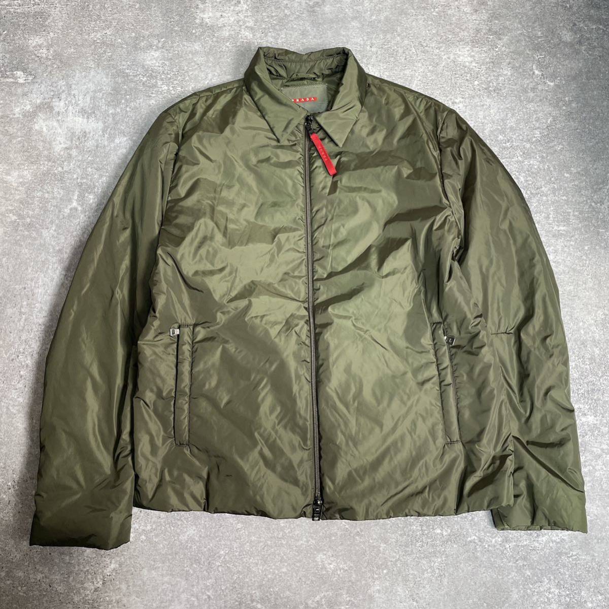 00s prada sport down blouson sgv292 プラダスポーツ 中綿 ナイロンジャケット ブルゾン _画像1