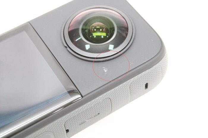 INSTA360 X3　アクションカメラ　CINSAAQ/B　+　セルフィースティックと替えバッテリー付_画像2