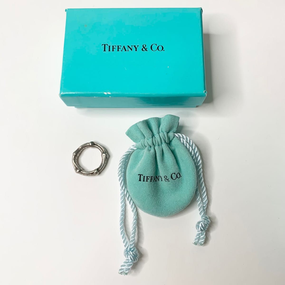 TIFFANY&Co ティファニー バンブー リング ヴィンテージ廃盤 5号 TIFFANY&Co ティファニー バンブー リング ヴィンテージ廃盤 5号