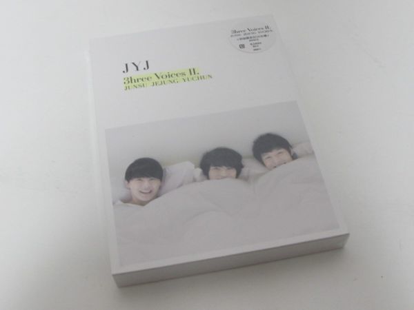 DVD 新品 JYJ 3HREE ＶOICES Ⅱ JUNSU JEJUNG YUCHUN 初回限定BOX仕様