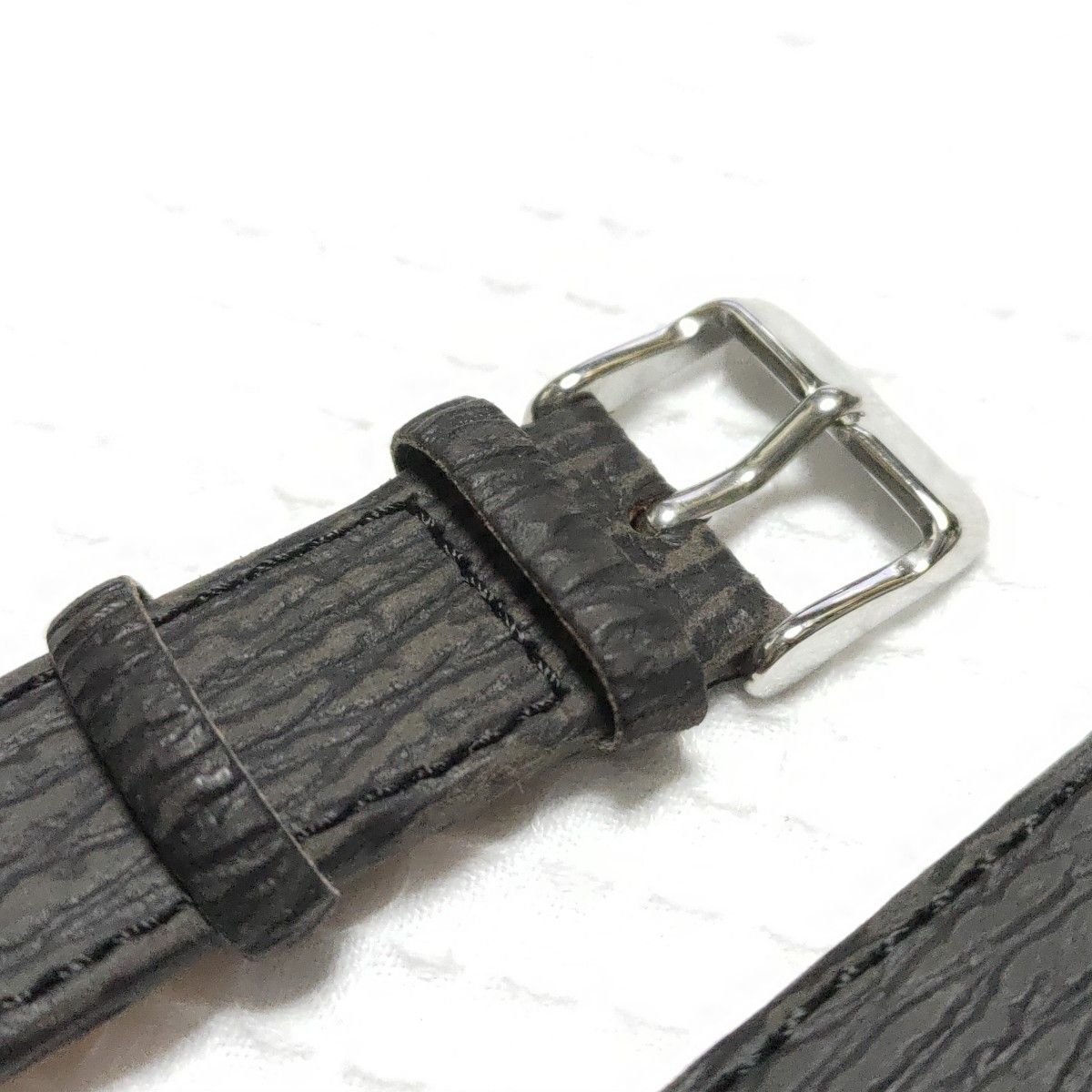 レザーベルト 腕時計 18mm Genuine Leather 革ベルト ピン付