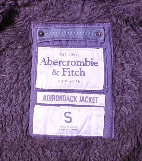 Abercrombie&Fitch アバクロンビー＆フィッチ アバクロ アディロンダックジャケット アウター S カーキ 美品 mthshryk a201f1118_画像7