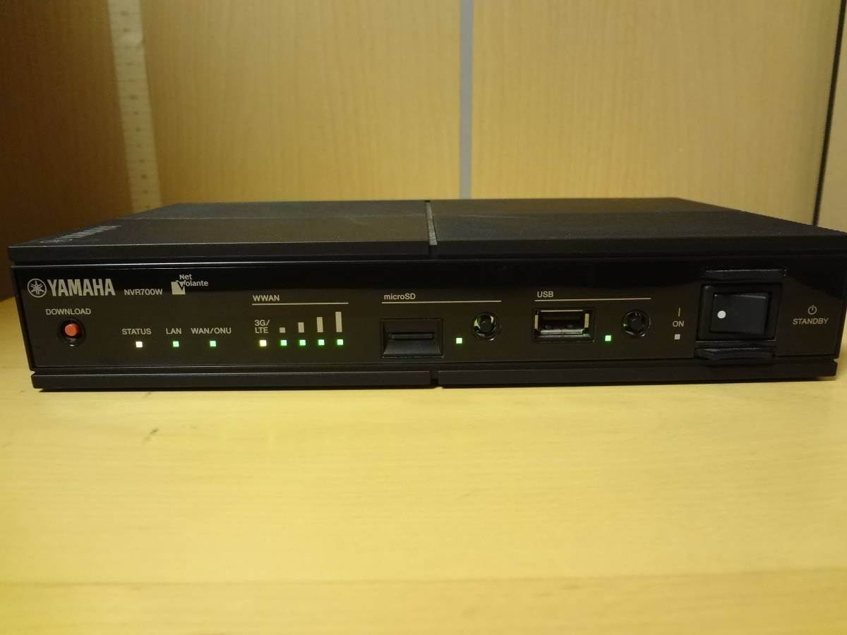 【USED美品】YAMAHA ヤマハ NVR700W LTEアクセスVoIPルーター_画像3