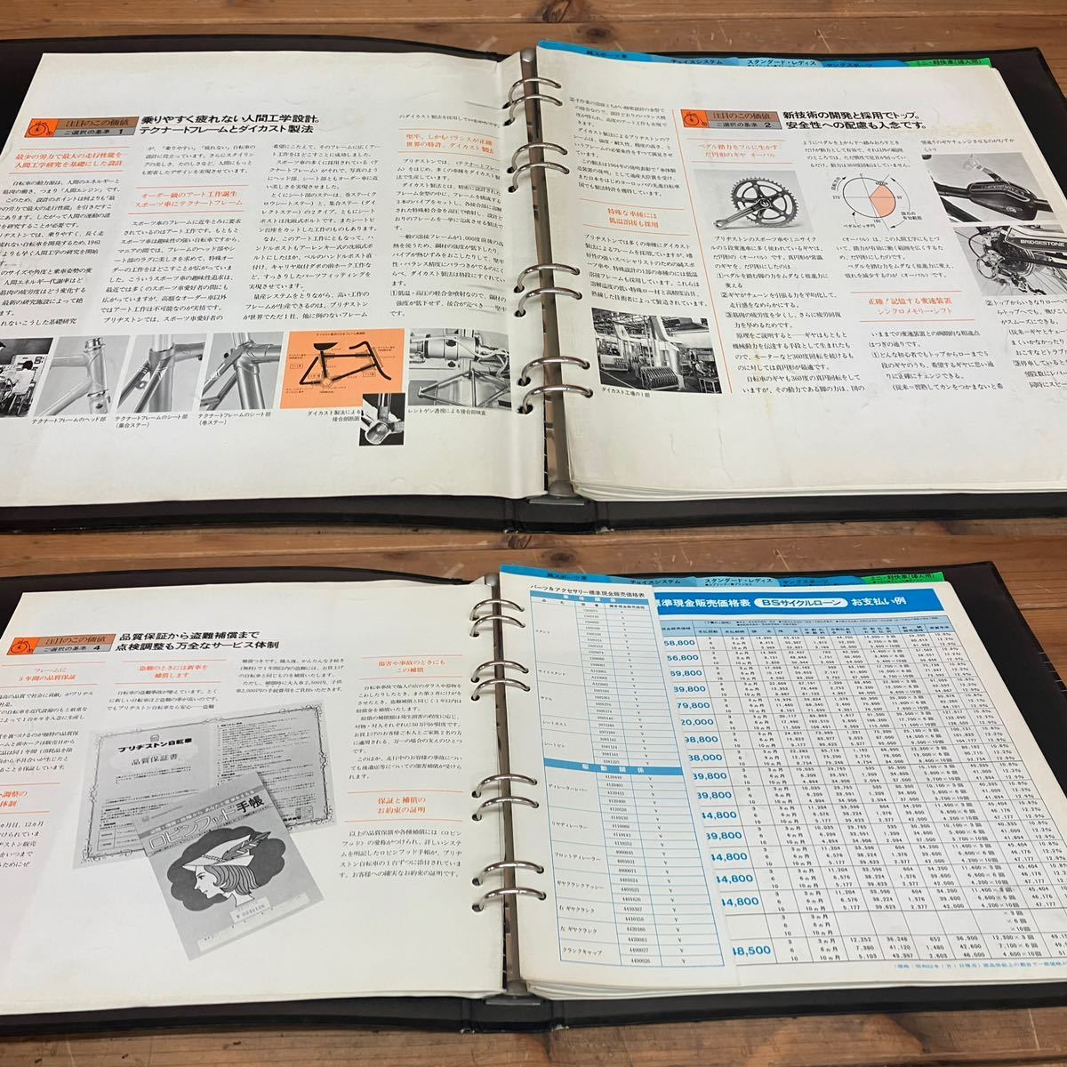 1977年 BRIDGESTONE ブリヂストン 自転車総合カタログ カタログ ビンテージ コレクション コレクター必見_画像4