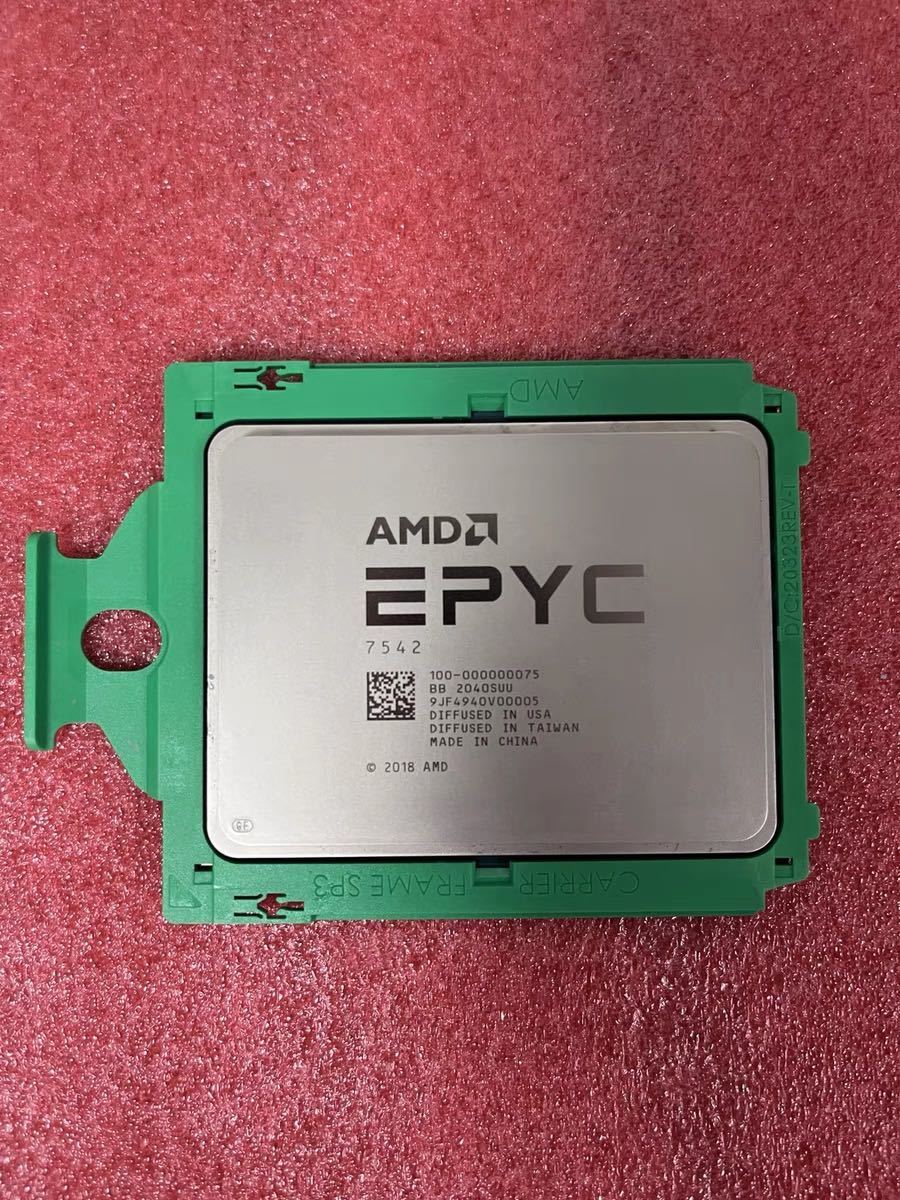 [中古美品]AMD CPU EPYC 7542 32コア64スレッド 2.9GHz 128MB SP3 ロック無し