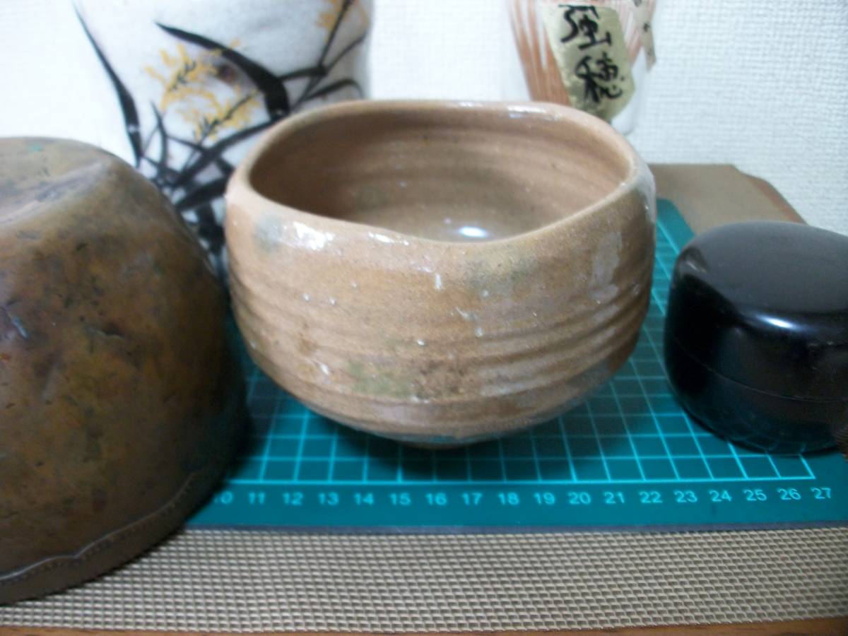 【茶道具】【まとめて】【即決有】茶道具まとめて 建水/茶こぼし/茶筅/茶碗 他 中古 一応ジャンク扱 現状優先の画像4