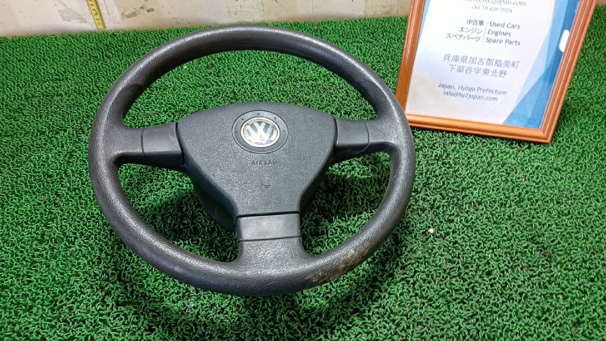 VW steering gear steering wheel wheel air bag less Polo 9NBUD 2008 #hyj NSP28628