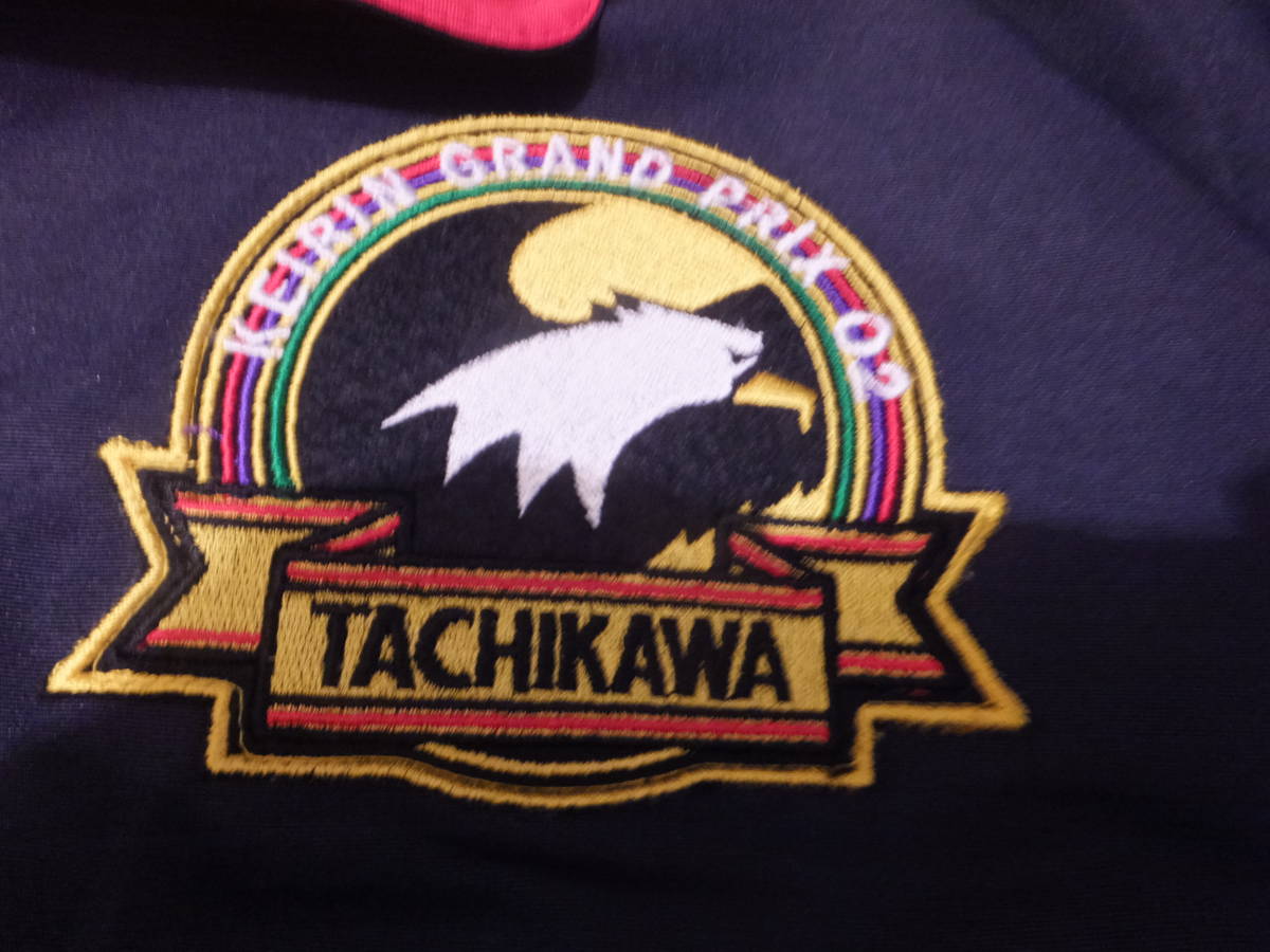 即決●未使用品　ＫＥＩＲＩＮグランプリ２００２　記念ブルゾン　Ｌ　山田裕仁 立川競輪_画像2