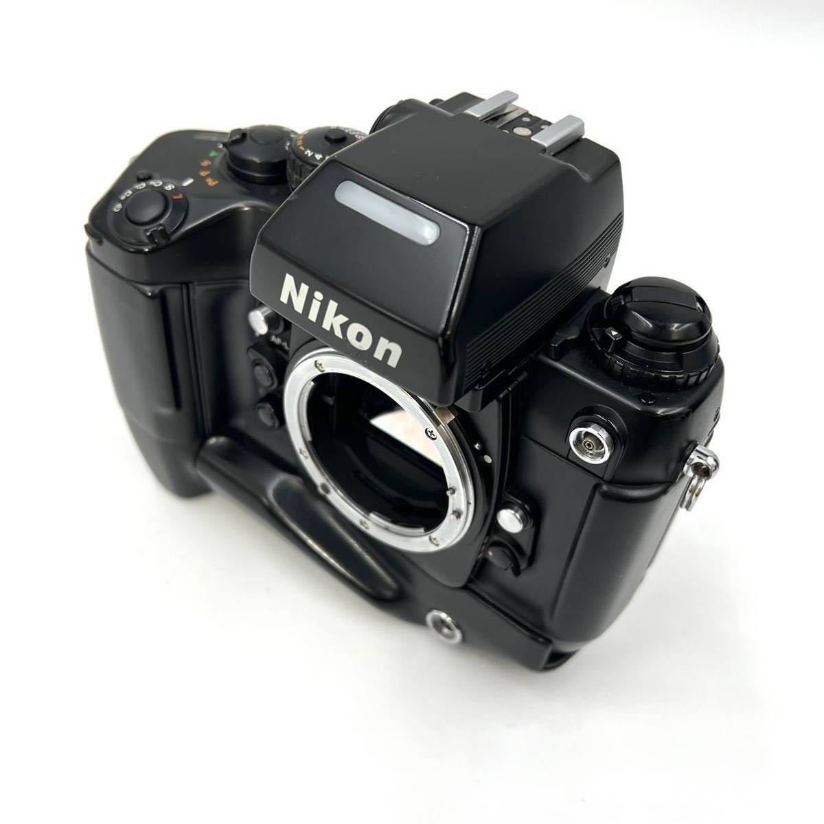 動作品】ニコン Nikon F4S DP-20 MB-21 ボディー フィルムカメラ