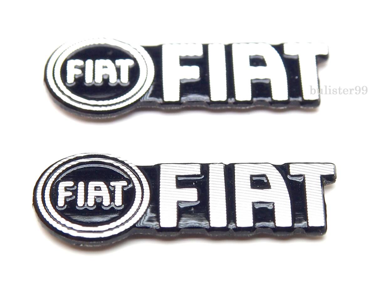 FIAT フィアット アルミ ロゴ ステッカー ／ ホイール エアロ マフラー 500 チンク パンダ レコルトモンツァ 500X レカロ 車高調 ハンドル_画像1