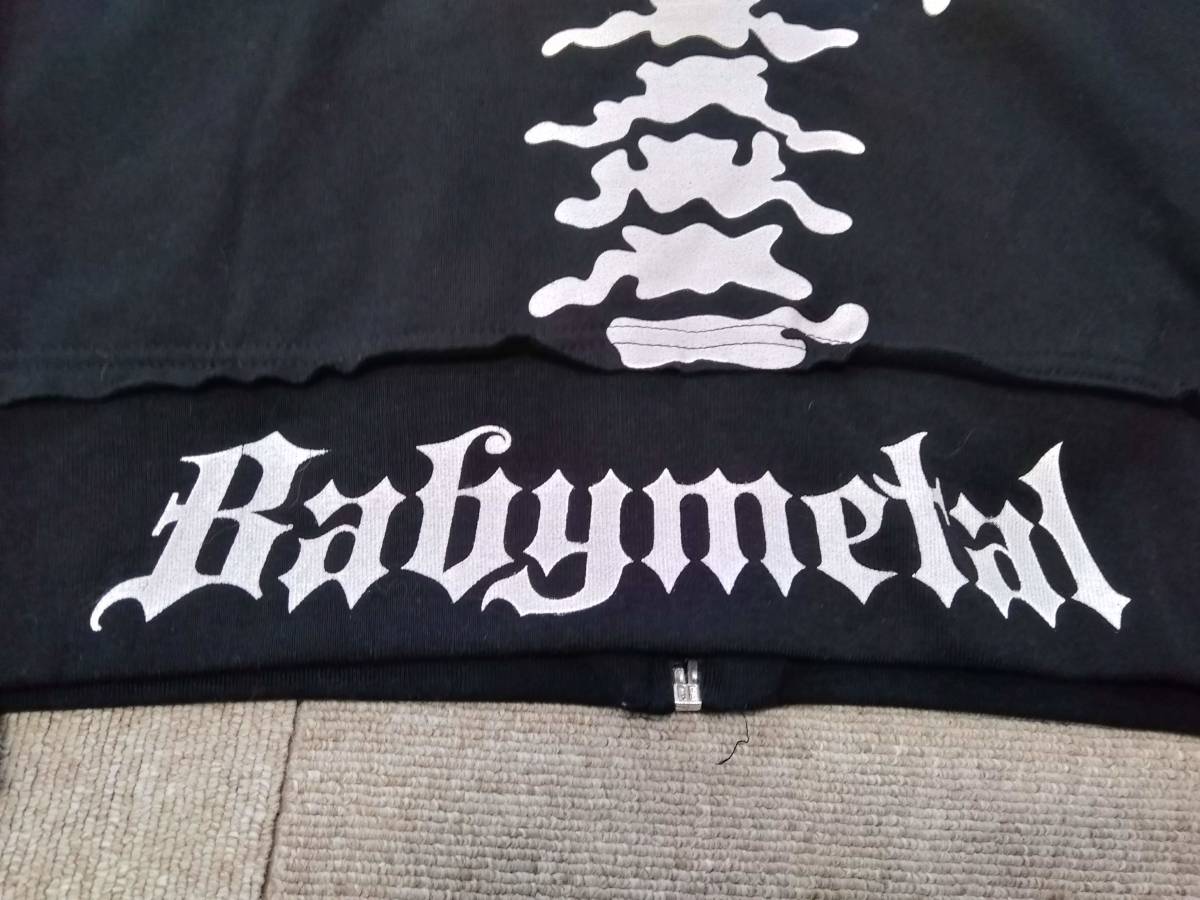 BABYMETAL　ベビーメタル　骨パーカー　初期ロット　Lサイズ_画像7