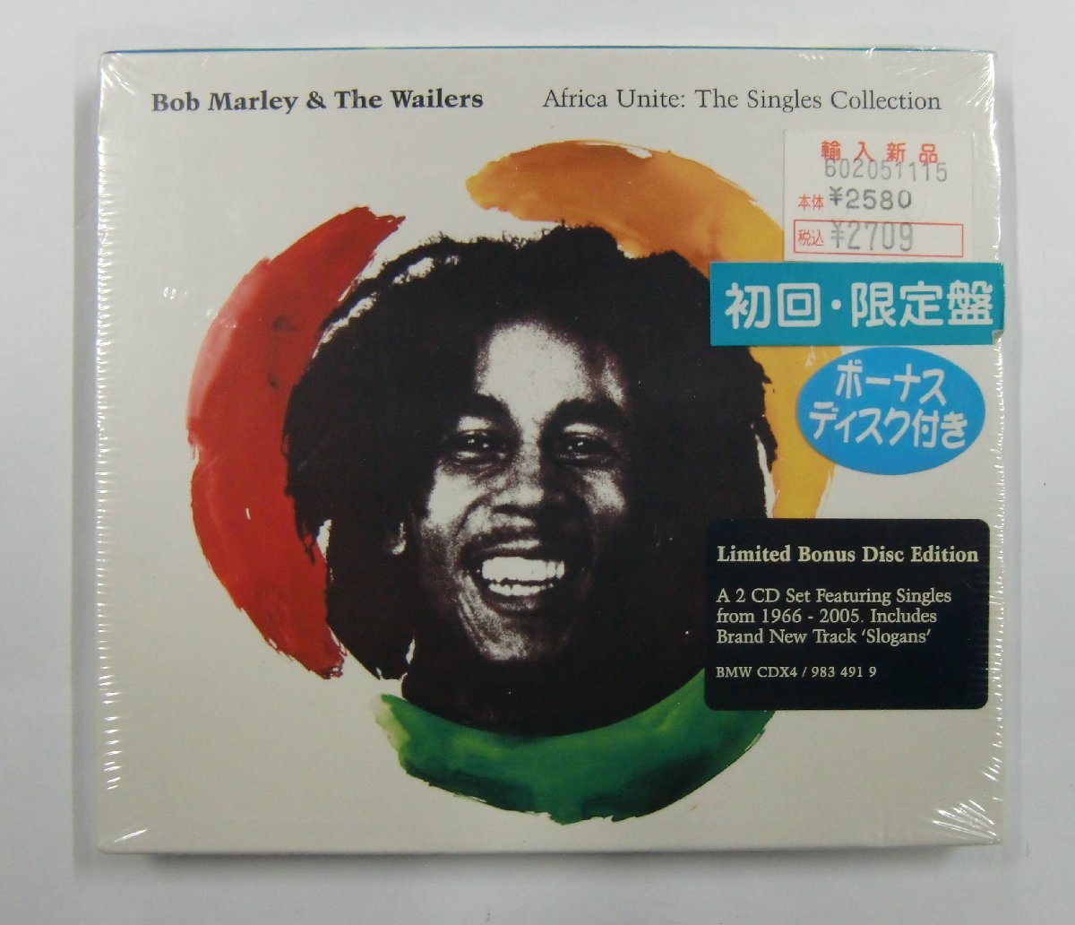 CD ボブ・マーリー Bob Marly＆The Wailers Africa Unite: The Singles Collection 初回限定盤 ボーナスディスク付き【サ901】_画像1