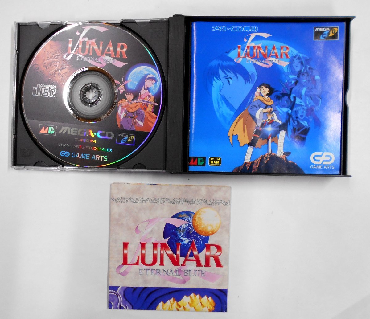 メガドライブ MEGA-CD LUNAR ETERNAL BLUE ルナエターナルブルー ソフト 【サ832】_画像2