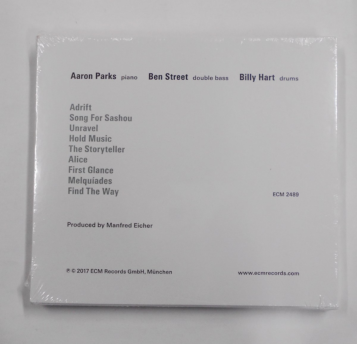 CD Find The Way ： Aaron Parks / Ben Street / Billy Hart 【サ937】の画像2