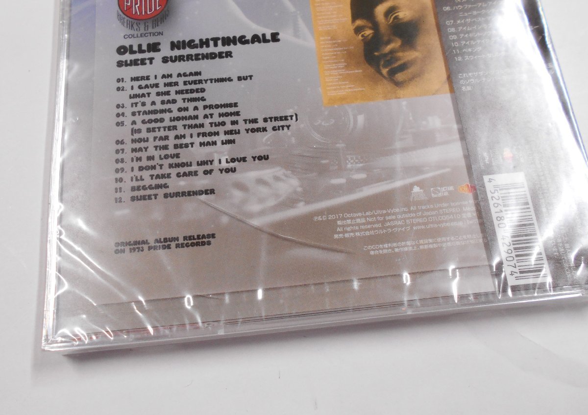 CD OLLIE NIGHTINGALE オリー・ナイチンゲイル / Sweet Surrender スウィート・サレンダー 【サ605】_画像3