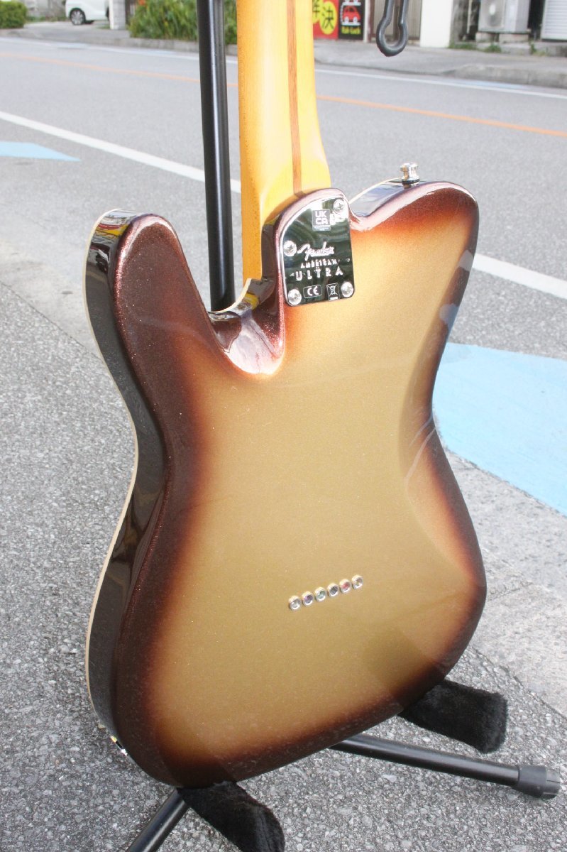 Fender American Ultra Telecaster Maple Fingerboard Mocha Burst テレキャスター フェンダー エレキギター_画像3