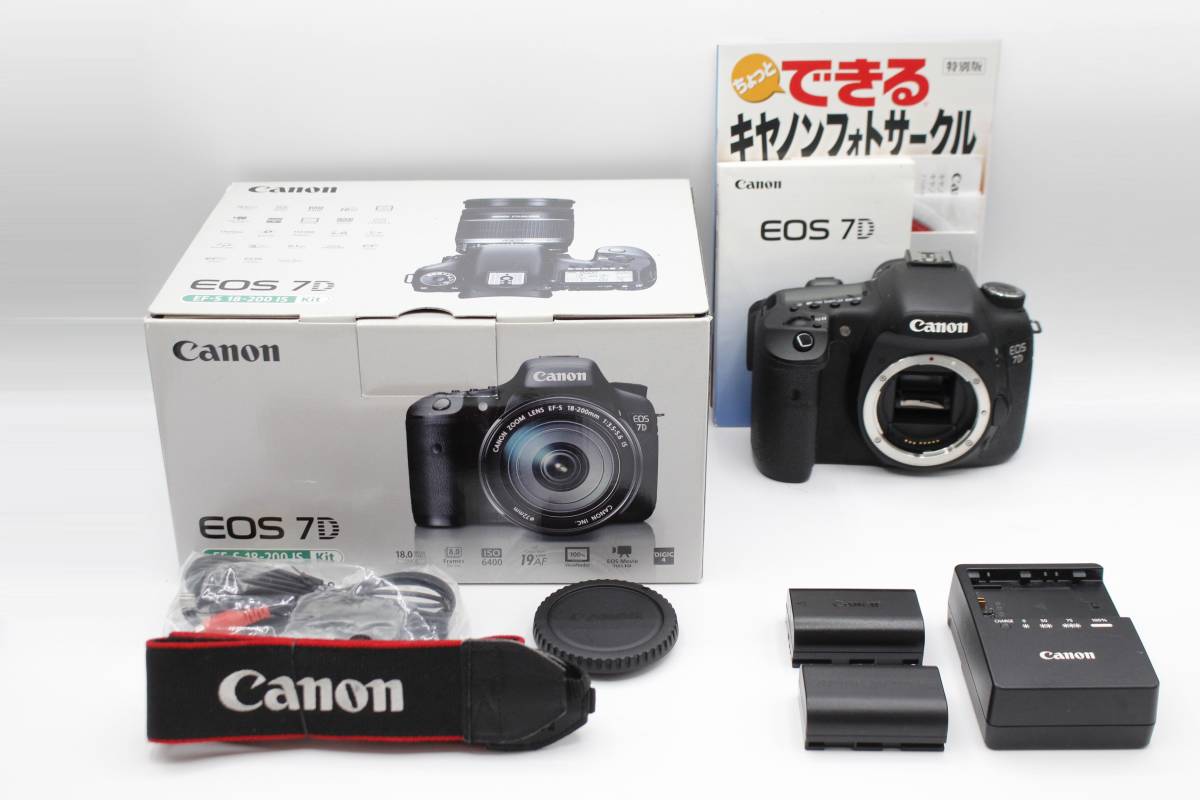 極美品◆Canon キヤノン EOS 7D ボディ◆元箱付♪-11_画像1