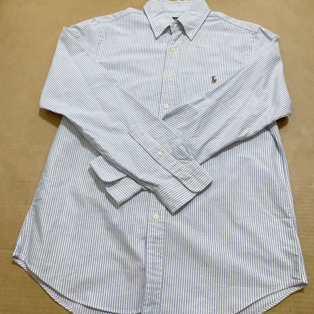 新品 定価17600円【メンズS～M 海外XS】POLO ポロ ラルフローレン コットンオックスフォードシャツ 長袖 シャツ ポロシャツ ゴルフ ウェア_画像2