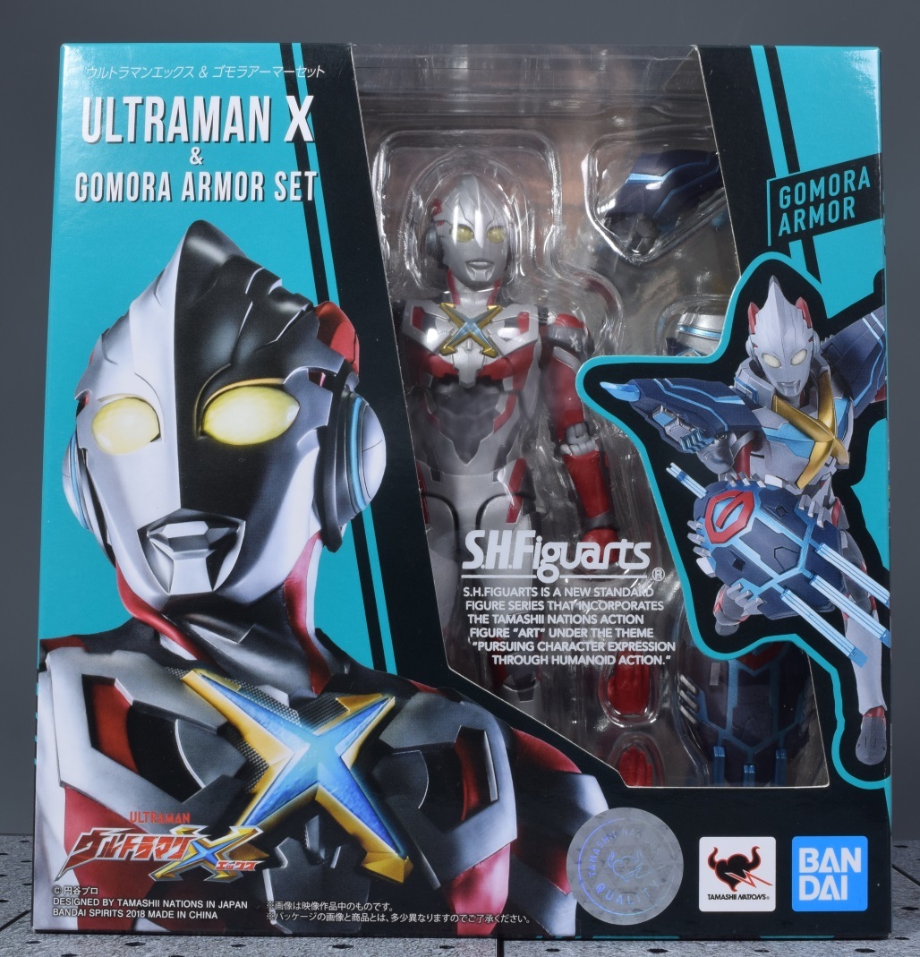 S.H. Figuarts Ultraman X＆Gomora Armor Set *未開封的舊貨 原文:S.H.フィギュアーツ ウルトラマンエックス&ゴモラアーマーセット ※未開封新古品