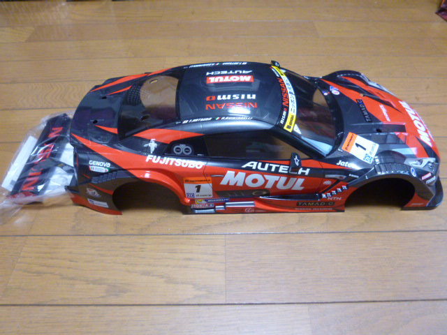 完成ボディ★1/10RC XB MOTUL AUTECH GT-R ★新品_画像1