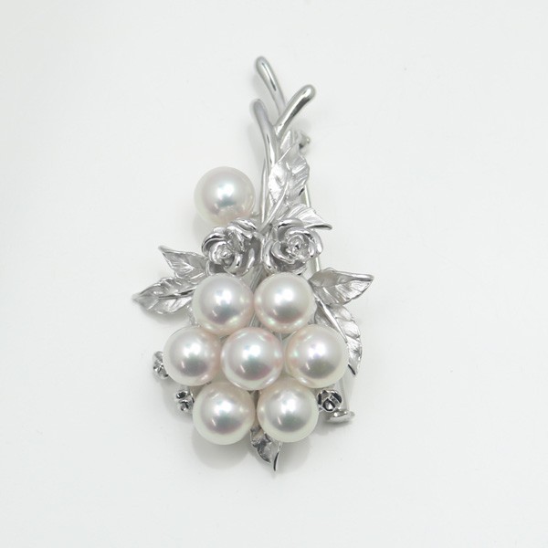  pearl pearl brooch ... pearl pearl brooch 7mm-7.5mm 8pcs white pink color design ceremonial occasions graduation ceremony go in . type formal 14115