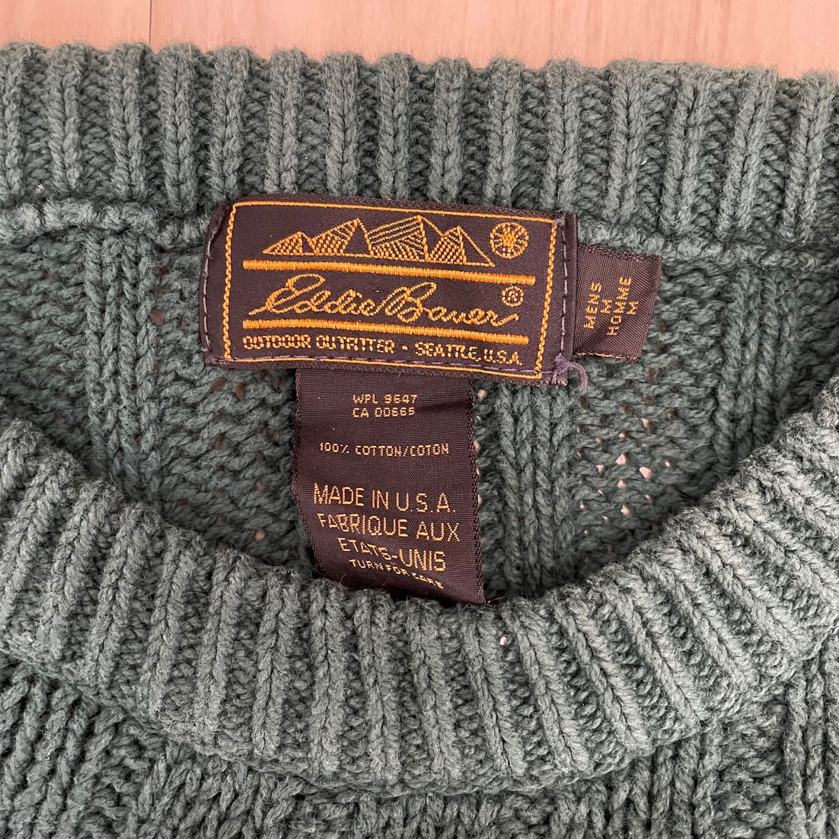 80s Eddie Bauer USA製  ニット　ヴィンテージ　ビンテージ　エディーバウアー　 セーター VINTAGE