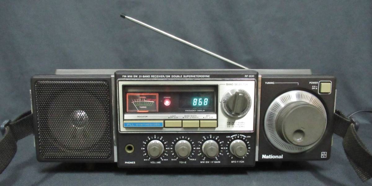 National RF-B30 ナショナル RF-B30. BCLラジオ. 短波ラジオ. 短波放送