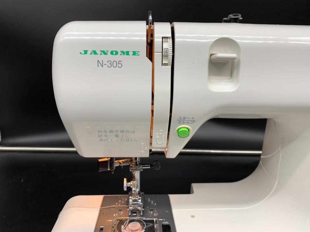 ★保証付き★　JANOME　ジャノメ　N-305 　整備済み　電子ミシン本体_画像4