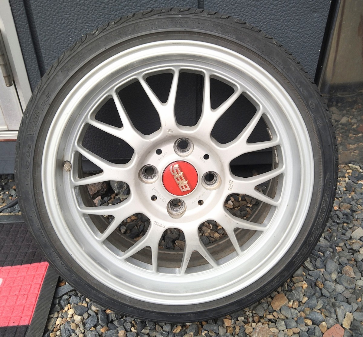 BBS RG-F 鍛造　FORGED RG357 15インチ 4h 6.5J＋37 PCD100 165/45R15 4本セット_画像9