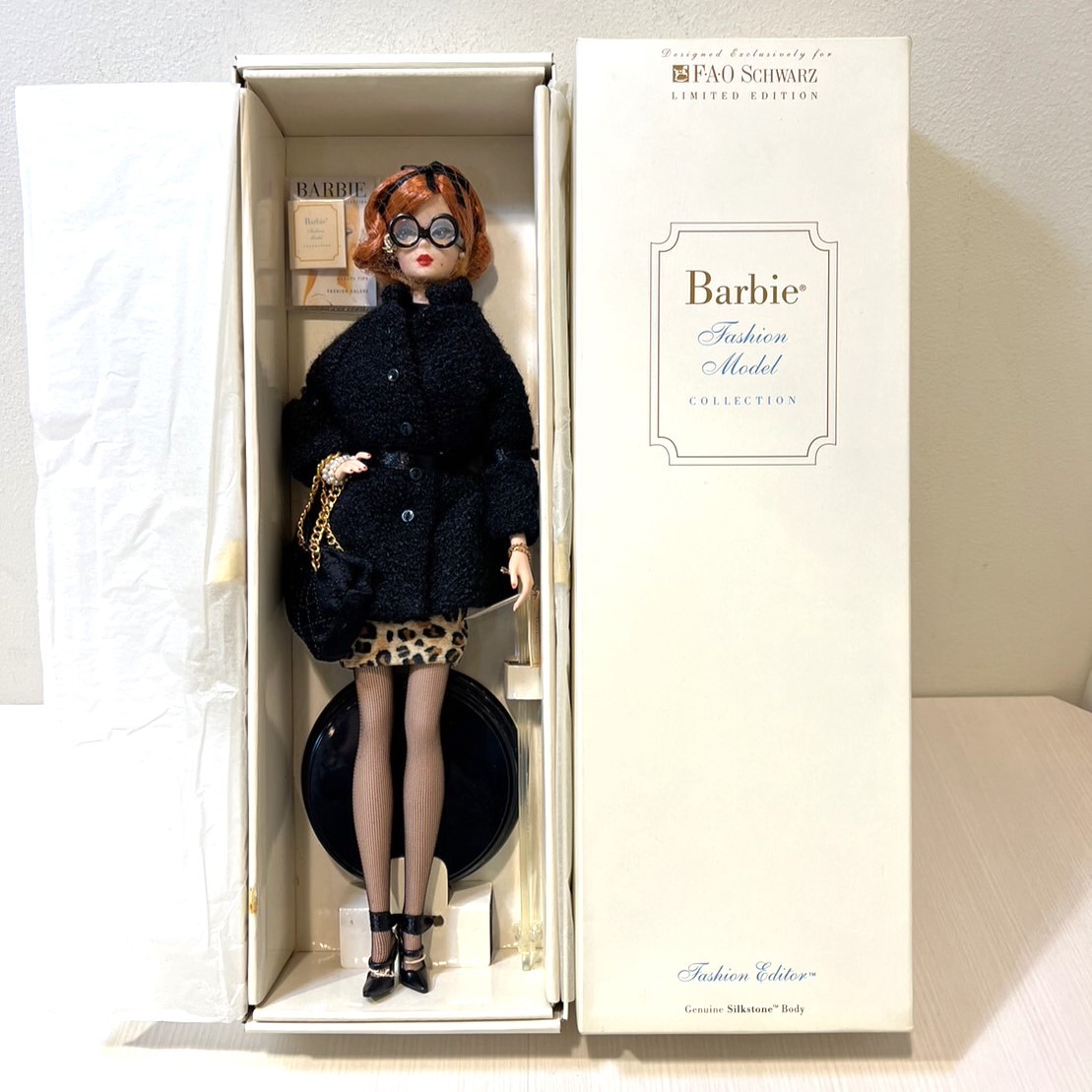 Mattel Barbie FMC ファッションモデルコレクション Fashion Editor バービー ファッション エディター FAO SCHWARZ 超レア TK1002_画像1