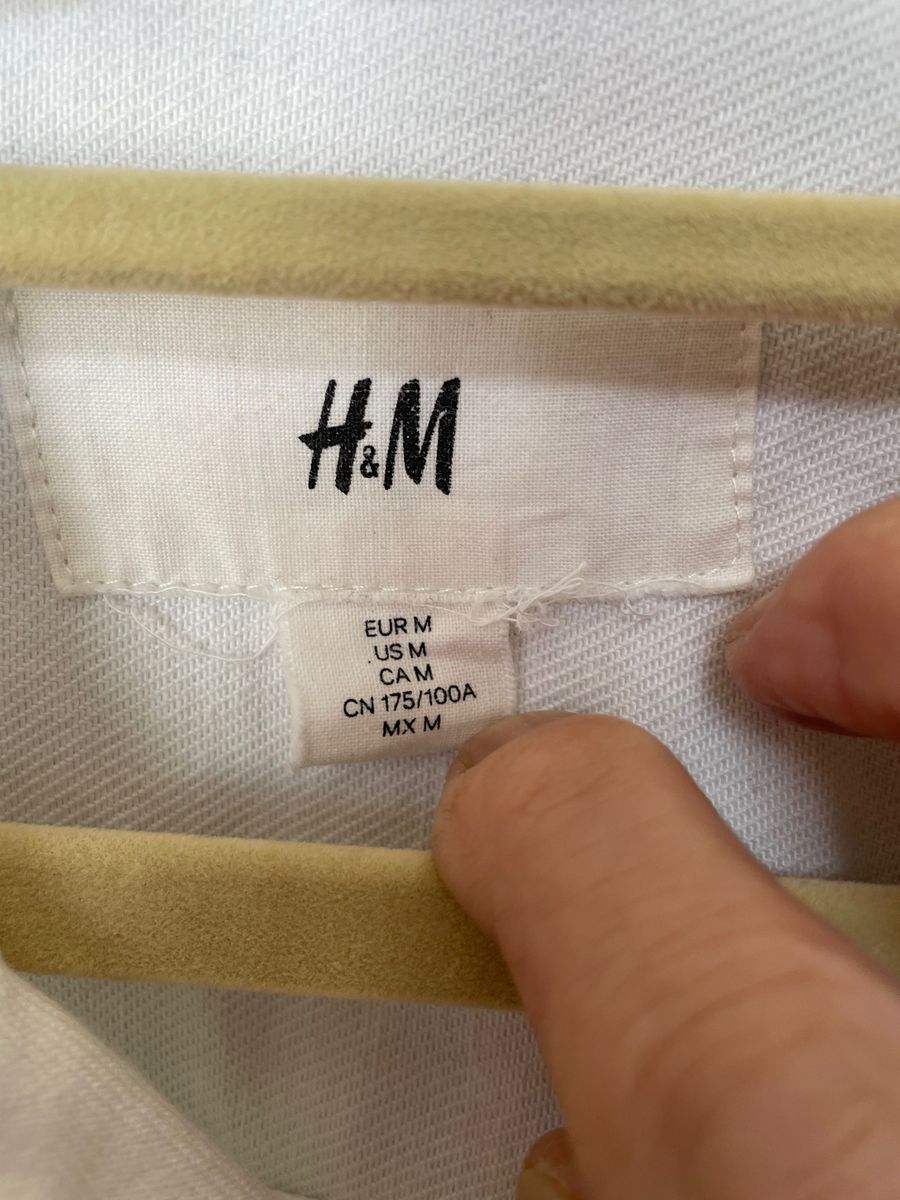 デニムジャケット ホワイト　H&M サイズM 中古美品