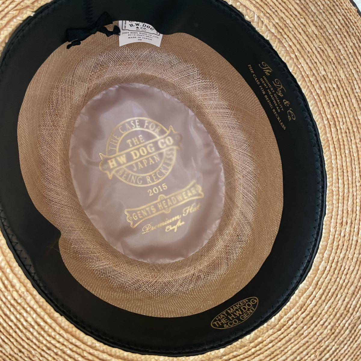 the h.w.dog&co 20s/s pork boater hat 麦わら帽子 パナマハット